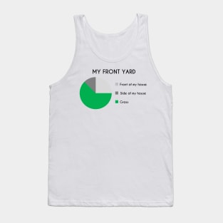 My Front Yard Pie Chart Tank Top